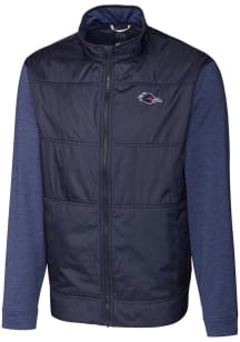 Cutter and Buck UTSA Roadrunners Mens Navy Blue Stealth Hybrid Quilted Big and Tall Light Weight..