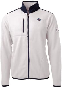 Cutter and Buck UTSA Roadrunners Mens White Cascade Eco Sherpa Big and Tall Light Weight Jacket