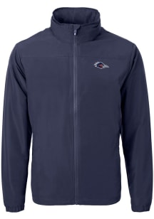 Cutter and Buck UTSA Roadrunners Mens Navy Blue Charter Eco Knit Big and Tall Light Weight Jacke..