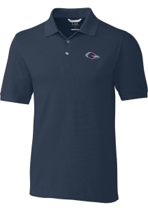 Cutter and Buck UTSA Roadrunners Mens Navy Blue Advantage Pique Big and Tall Polos Shirt