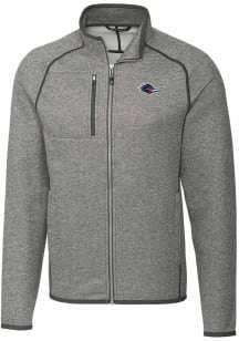 Cutter and Buck UTSA Roadrunners Mens Grey Mainsail Sweater Big and Tall Light Weight Jacket