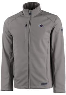 Cutter and Buck UTSA Roadrunners Mens Grey Evoke Softshell Light Weight Jacket