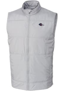 Cutter and Buck UTSA Roadrunners Mens Grey Stealth Hybrid Quilted Sleeveless Jacket