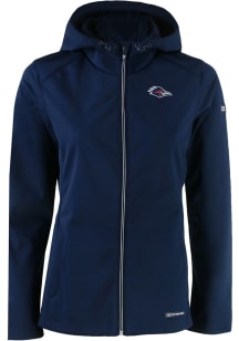 Cutter and Buck UTSA Roadrunners Womens Navy Blue Evoke Softshell Light Weight Jacket