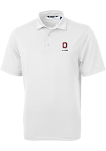 Cutter and Buck Ohio State Buckeyes Mens White Virtue Short Sleeve Polo