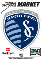 Sporting Kansas City 5x7 Primary Logo Car Magnet - Blue