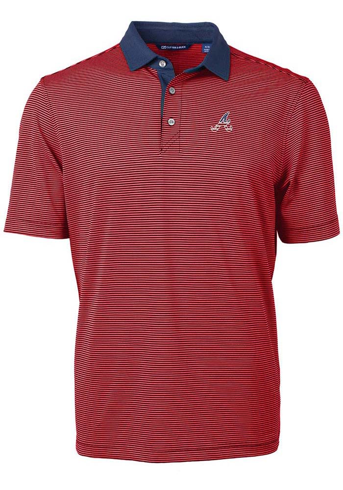 Atlanta Braves Antigua Big & Tall Tribute Polo - Red