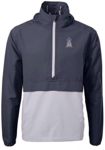 Cutter and Buck Los Angeles Angels Mens Navy Blue Charter Eco Pullover Jackets