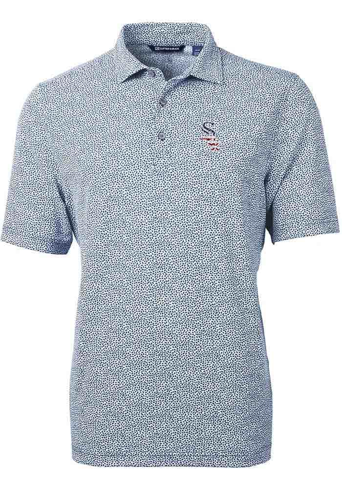 Nike Men's Chicago White Sox Navy Cooperstown Rewind Polo