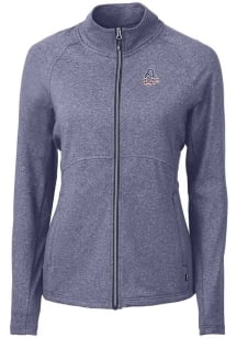 Cutter and Buck Baltimore Orioles Womens Navy Blue Adapt Eco Knit Light Weight Jacket