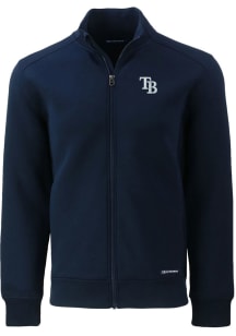 Cutter and Buck Tampa Bay Rays Mens Navy Blue Roam Big and Tall Light Weight Jacket