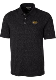 Cutter and Buck Grambling State Tigers Mens Black Tri-Blend Space Dye Big and Tall Polos Shirt