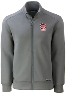 Cutter and Buck St Louis Cardinals Mens Grey STL Logo Roam Light Weight Jacket