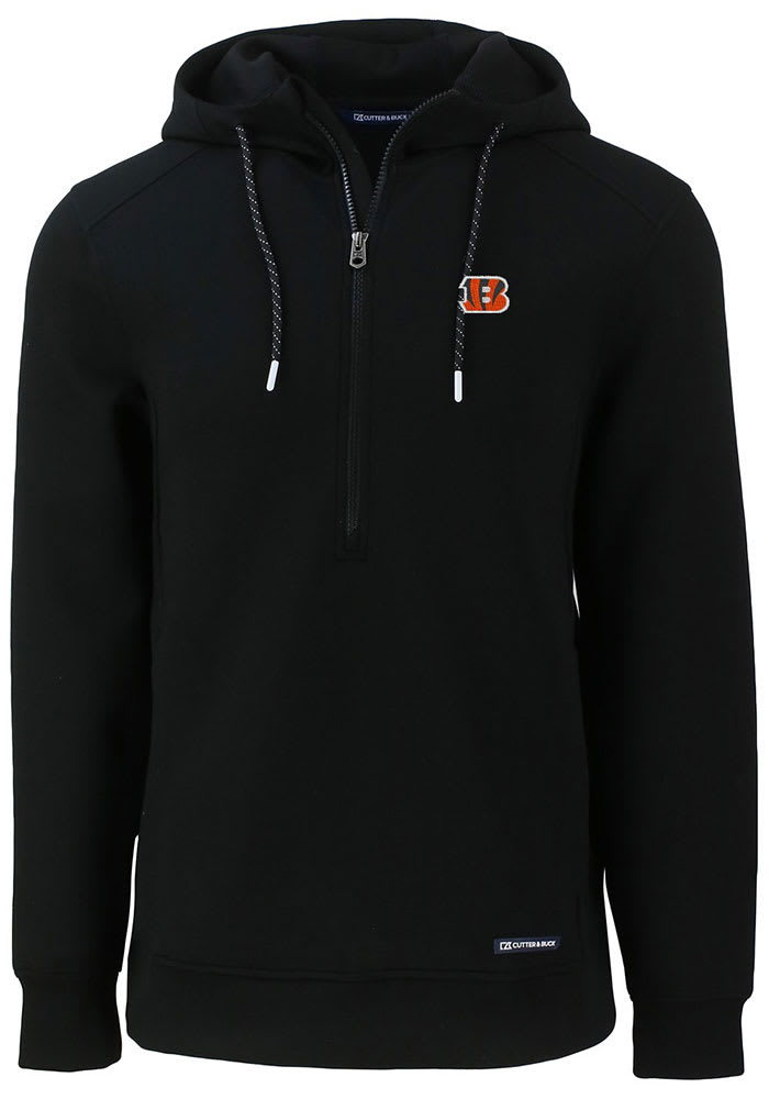 Cutter and Buck Cincinnati Bengals Mens Black Roam Hood