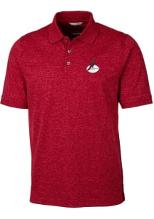 Cutter and Buck Arizona Cardinals Mens Red Advantage Space Dye Short Sleeve Polo