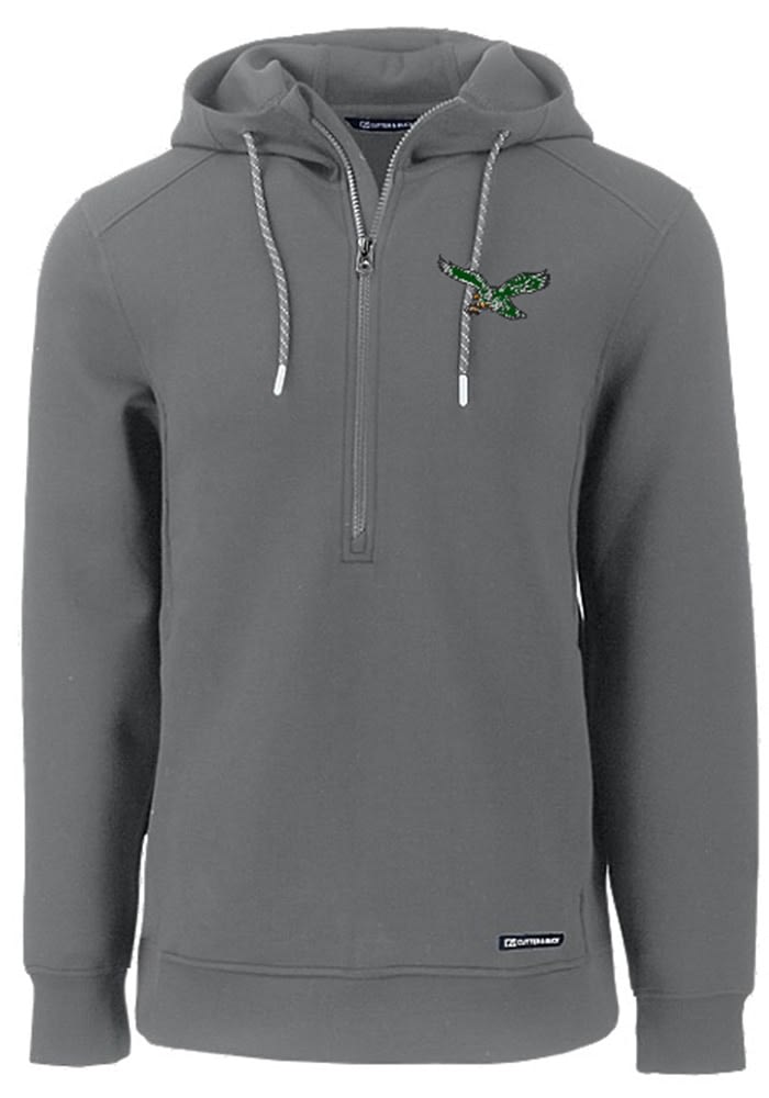 Philadelphia Eagles Cutter and Buck GREY Roam Hood