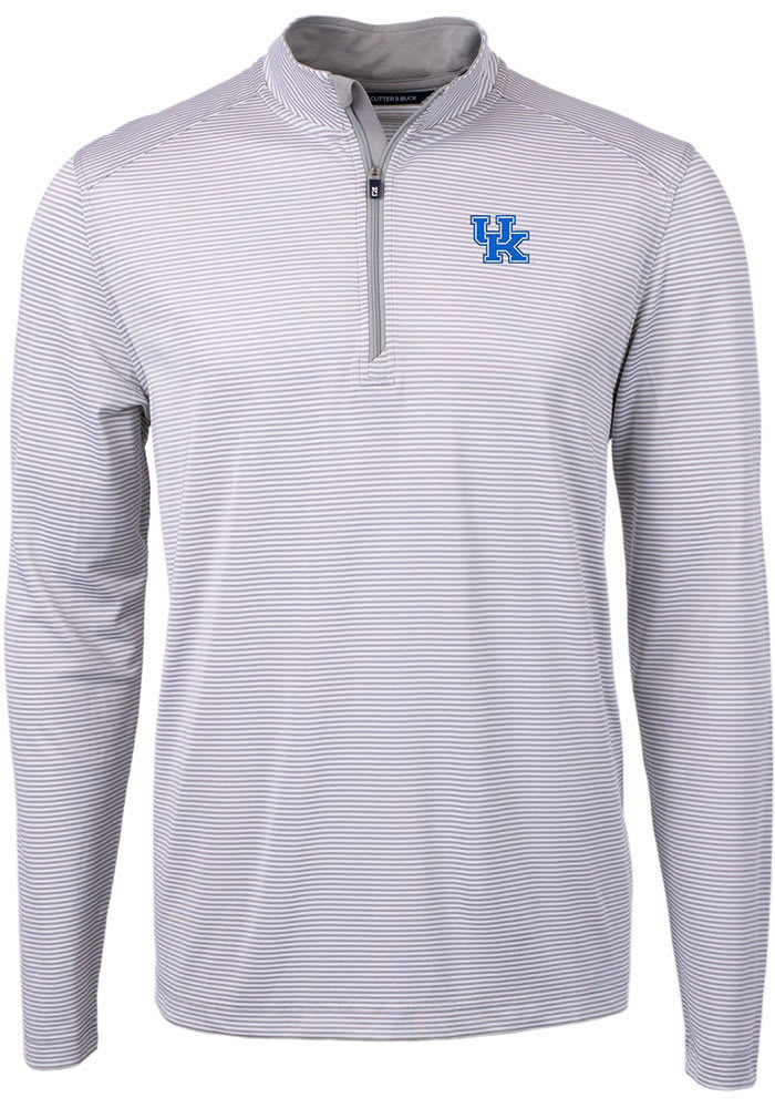 Cutter and Buck Kentucky Wildcats Mens Virtue Eco Pique Big Tall 1/4 Zip Pullover