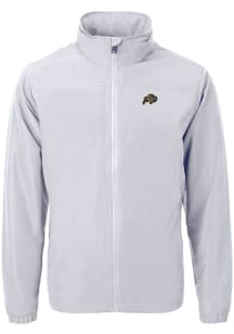 Cutter and Buck Colorado Buffaloes Mens Grey Charter Eco Knit Big and Tall Light Weight Jacket