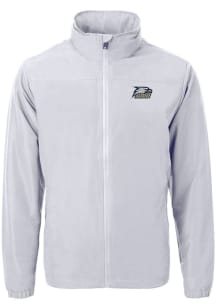Cutter and Buck Georgia Southern Eagles Mens Grey Charter Eco Knit Big and Tall Light Weight Jacke..