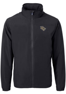 Cutter and Buck UCF Knights Mens Black Charter Eco Knit Big and Tall Light Weight Jacket
