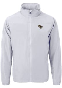 Cutter and Buck UCF Knights Mens Grey Charter Eco Knit Big and Tall Light Weight Jacket