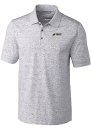 Cutter and Buck Florida A&M Rattlers Mens Grey Tri-Blend Space Dye Big and Tall Polos Shirt