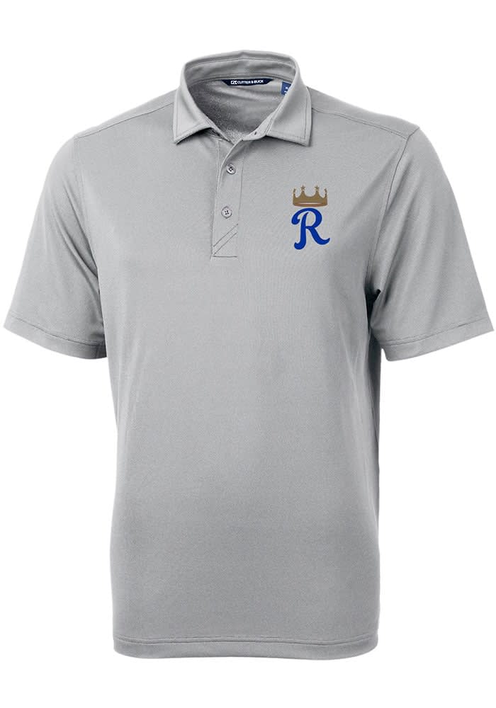 Women's Antigua Charcoal Kansas City Royals Logo Legacy Pique Polo