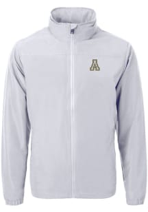 Cutter and Buck Appalachian State Mountaineers Mens Grey Charter Eco Light Weight Jacket