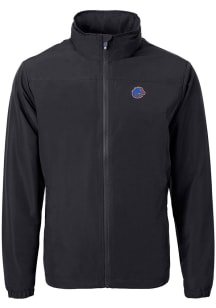 Cutter and Buck Boise State Broncos Mens Black Charter Eco Light Weight Jacket