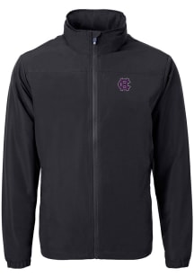 Cutter and Buck Holy Cross Crusaders Mens Black Charter Eco Light Weight Jacket