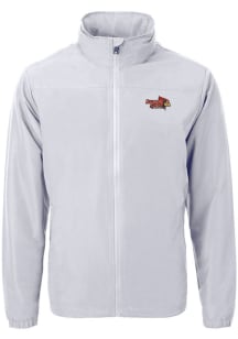 Cutter and Buck Illinois State Redbirds Mens Grey Charter Eco Light Weight Jacket