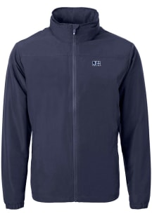 Cutter and Buck Jackson State Tigers Mens Navy Blue Charter Eco Light Weight Jacket