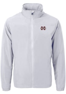 Cutter and Buck Mississippi State Bulldogs Mens Grey Charter Eco Light Weight Jacket
