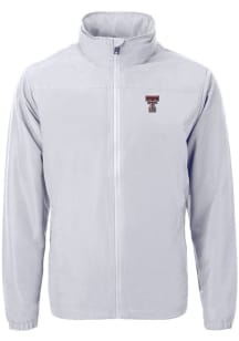 Cutter and Buck Texas Tech Red Raiders Mens Grey Charter Eco Light Weight Jacket