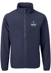 Cutter and Buck UNCW Seahawks Mens Navy Blue Charter Eco Light Weight Jacket