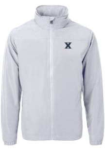 Cutter and Buck Xavier Musketeers Mens Grey Charter Eco Light Weight Jacket