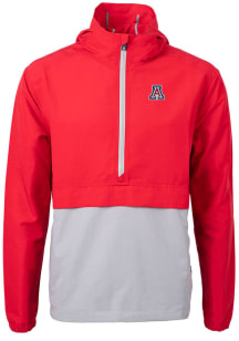 Cutter and Buck Arizona Wildcats Mens Red Charter Eco Pullover Jackets