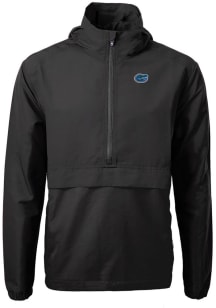 Cutter and Buck Florida Gators Mens Black Charter Eco Pullover Jackets