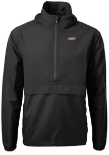 Cutter and Buck James Madison Dukes Mens Black Charter Eco Pullover Jackets