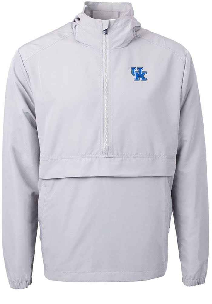 Cutter and Buck Kentucky Wildcats Mens Charter Eco Pullover Jackets