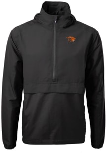 Cutter and Buck Oregon State Beavers Mens Black Charter Eco Pullover Jackets