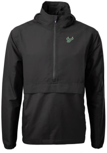 Cutter and Buck South Florida Bulls Mens Black Charter Eco Pullover Jackets