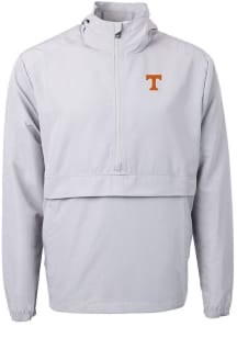 Cutter and Buck Tennessee Volunteers Mens Grey Charter Eco Pullover Jackets