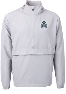 Cutter and Buck UNCW Seahawks Mens Grey Charter Eco Pullover Jackets