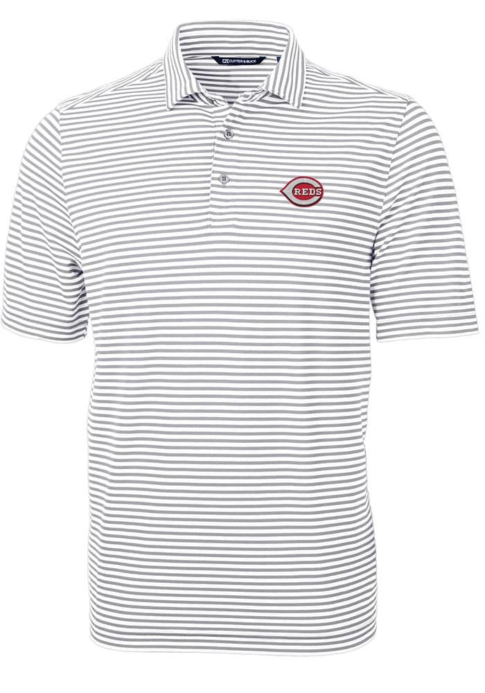 Cutter and Buck Cincinnati Reds Mens Virtue Design Short Sleeve Polo