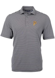 Cutter and Buck Pittsburgh Pirates Mens Black Virtue Short Sleeve Polo