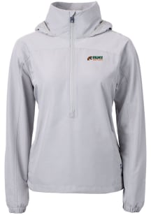 Cutter and Buck Florida A&amp;M Rattlers Womens Grey Charter Eco Long Sleeve Pullover