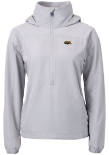Cutter and Buck Southern Mississippi Golden Eagles Womens Grey Charter Eco Long Sleeve Pullover