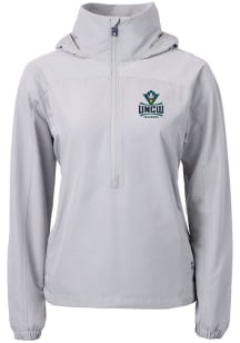 Cutter and Buck UNCW Seahawks Womens Grey Charter Eco Long Sleeve Pullover