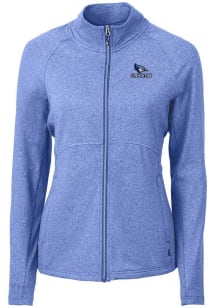 Cutter and Buck Creighton Bluejays Womens Blue Adapt Eco Knit Light Weight Jacket